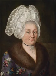 Retrato de una mujer elegante